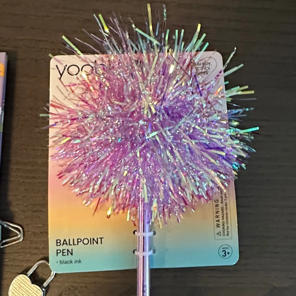 Locking Guided Journal with Keys and a Pen